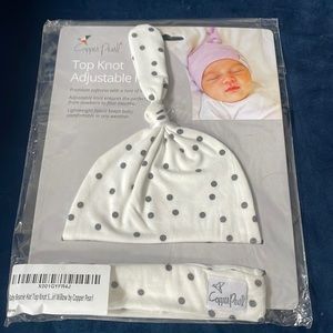 NWT: Copper Pearl Top Knot Adjustable Hat: Willow